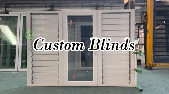 Aluminum Window Built in Louvres Frame Aluminium Louver Casement Windows Louvers 