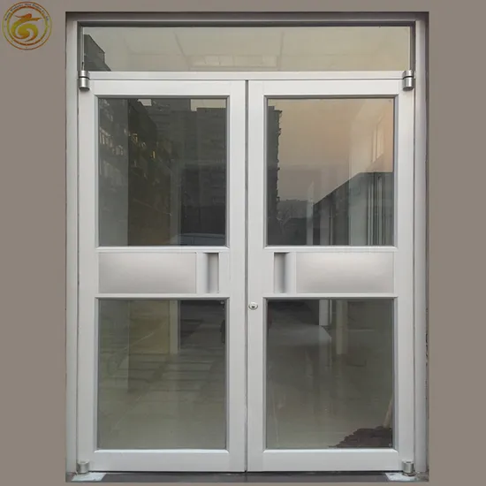 Aluminium/Aluminium Schallschutz/Wärmedämmung/Wasserdicht/Schaufenster/Schwenkglas Französische Haustür für Supermarkt/Geschäft/Restaurants/Gewerbegebäude/Toilette