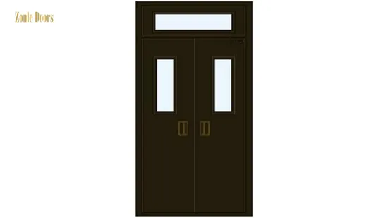 Französische Sicherheitstür aus Edelstahl für den Vordereingang mit Smart Lock