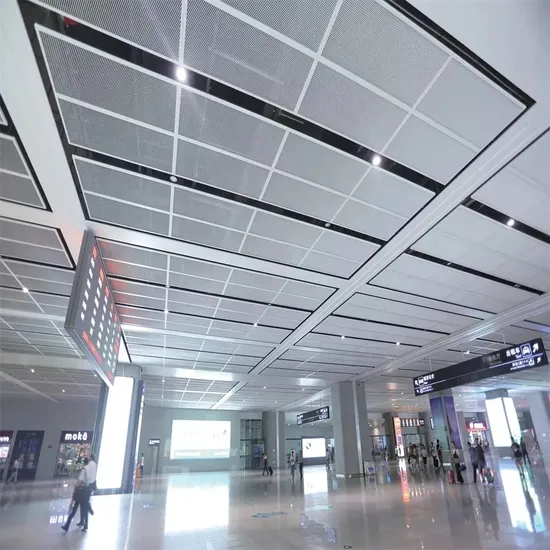 Fabrikversorgung 3D-Wand Kundenspezifischer Stil Aluminium-Lochplatte Wandverkleidungsplatte Metallgitterplatten