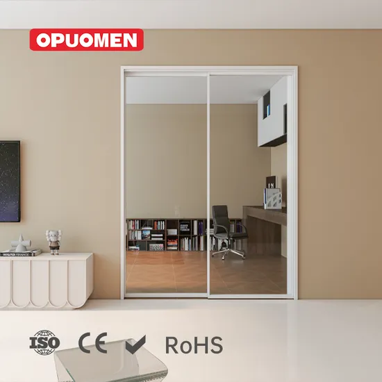 Elegante Hängeschiebetür für Villen mit modernem, verstecktem Design