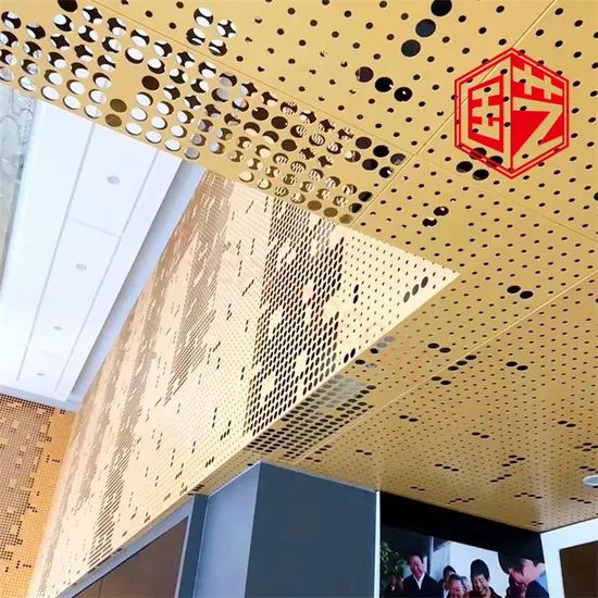 Aluminium-Dekorationsmaterial Perforierte Wandverkleidungsplatte Aluminiumfassade