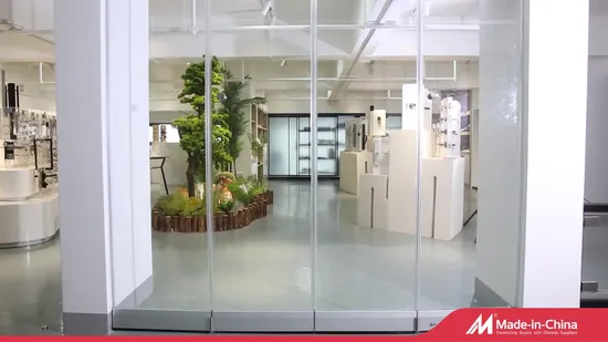 Rahmenlose Glas-Außenfalttür Faltschiebetür für die Terrasse