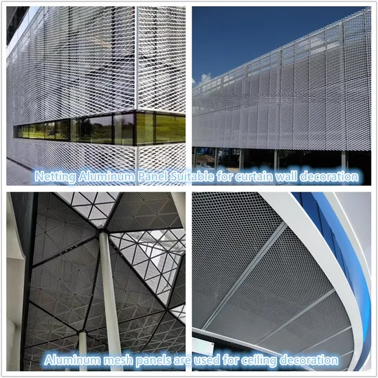 Perforierte Metallaußenwandverkleidung Aluminiumfassade