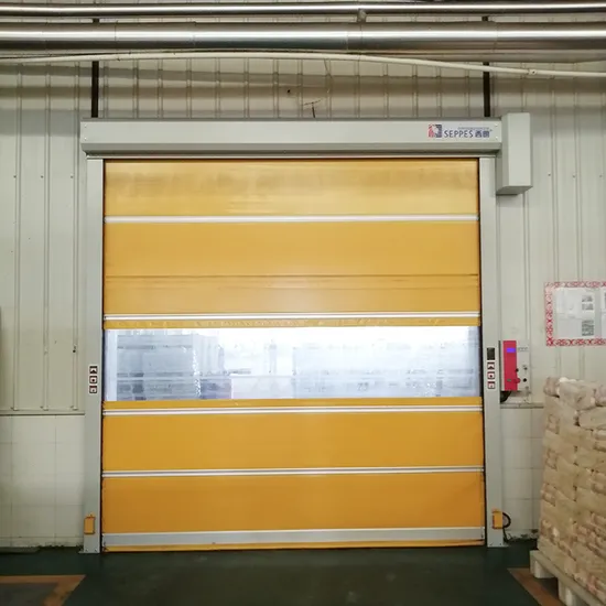 Heißer Verkauf Schnelle PVC Schnelle Mehr Als Zwei Türen Interlock High Speed Roll up Tor